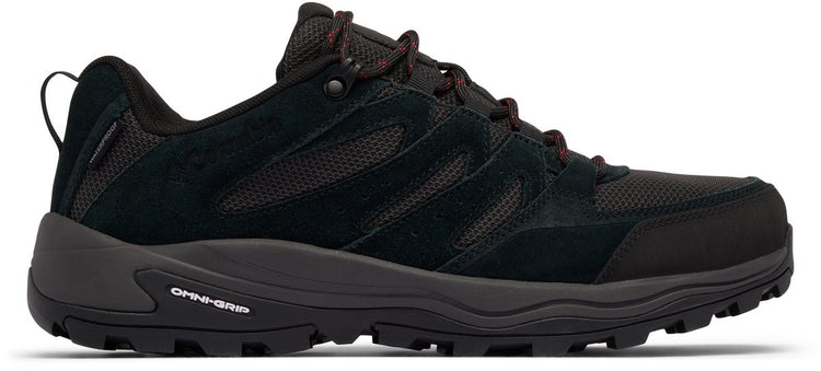 Columbia Redmond™ IV Low wasserdichte Herren-Wanderstiefel – Schwarz, Bergrot