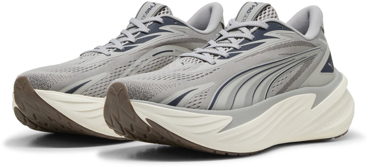 Puma Maxima Pro Unisex-Sportschuhe – Grau Echo-Warm Weiß-Gummi