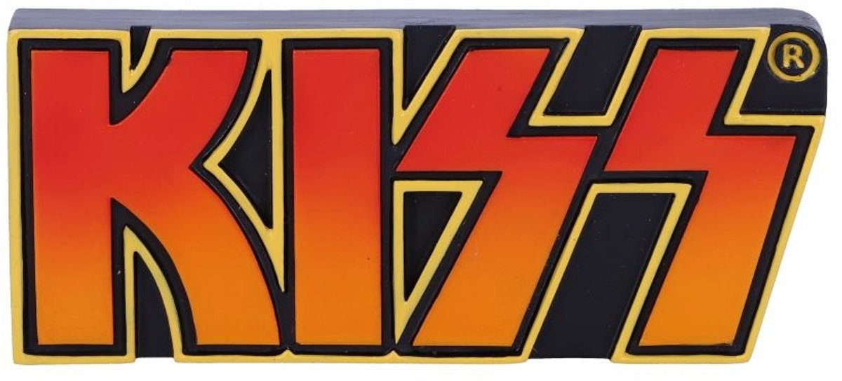 Nemesis Now Kiss – Logo-Flaschenöffner – Magnet – mehrfarbig
