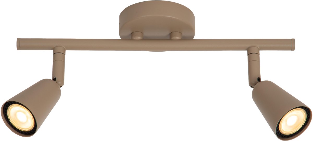 Lucide Tiana - Wall Spot Wandleuchte - 2xGU10 - Taupe | wesentlich