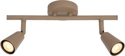 Lucide Tiana - Wall Spot Wandleuchte - 2xGU10 - Taupe | wesentlich