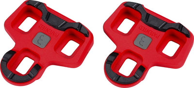 BBB Cycling Look Keo Cleats Rennrad – Multiclip – 7° Abstand – Cleats mit rutschfesten Gummipads – kompatibel mit Look Keo Pedalen – Rot – BPD-04A