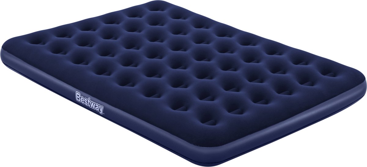 Bestway aufblasbare beflockte Luftmatratze 203 x 152 x 22 cm 67003 blau 203 x 152 x 22 cm