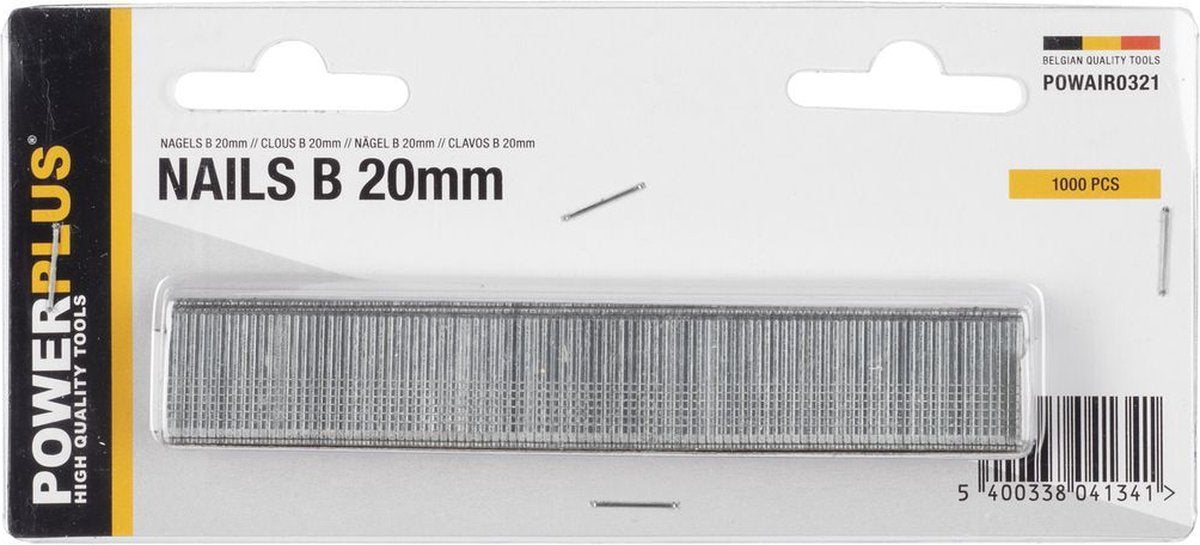 Powerplus powair0321 Heftklammer – für Tacker – Nr. 1000 b 20 mm