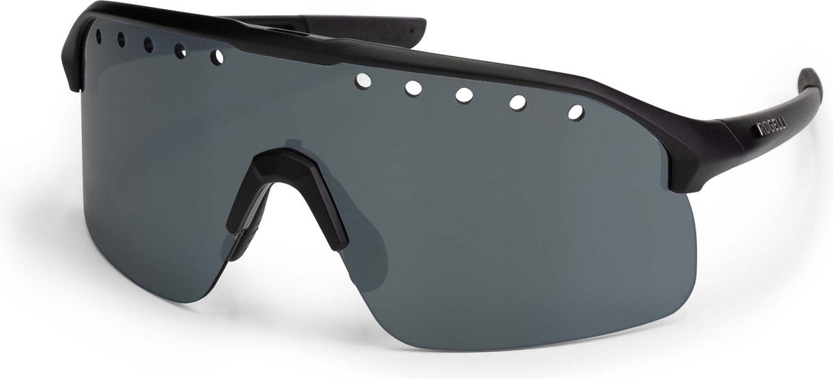 Rogelli ventro polarisierte Fahrradbrille für Damen und Herren – Schwarz