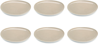 Medard de Noblat – Oslo-Leinen – Speiseteller 28 cm – 6 Stück – Steingut