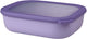 Mepal – Multi-Bowl-Cirqula-Lebensmittelbehälter – 2000 ml – rechteckig – leuchtendes Flieder