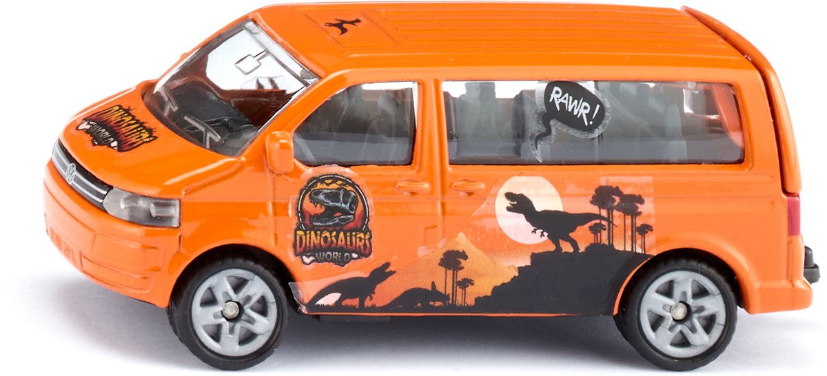 Siku Spielzeugauto VW Multivan Transporter orange – Modellauto aus Metall.
