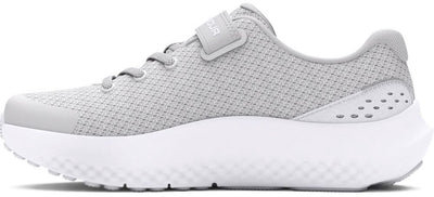 Under Armour UA GPS Surge 4 AC-Gray Mädchen-Sportschuhe – Halo Grey – Weiß – schillernd
