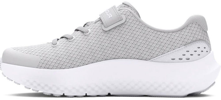 Under Armour UA GPS Surge 4 AC-Gray Mädchen-Sportschuhe – Halo Grey – Weiß – schillernd