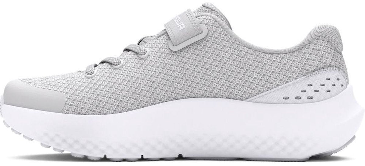 Under Armour UA GPS Surge 4 AC-Gray Mädchen-Sportschuhe – Halo Grey – Weiß – schillernd