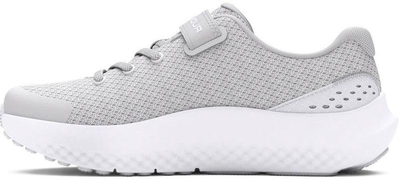 Under Armour UA GPS Surge 4 AC-Gray Mädchen-Sportschuhe – Halo Grey – Weiß – schillernd