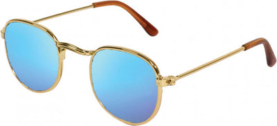 Heless Dolls Sonnenbrille Gold Blau spiegelte sich