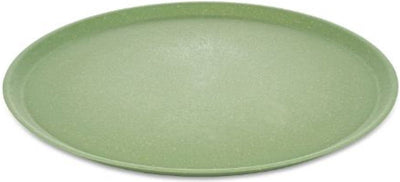 Koziol Teller rund, 25,5 cm, 4er-Set, Bio, Blattgrün - | Platte verbinden