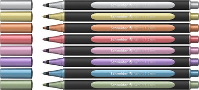 Schneider Schreibgeräte Schneider Metallic Liner – Paint-it 020 – 1–2 mm – 8 Stück – S-ML02011502