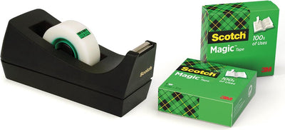 Klebebandabroller C38 + Scotch Magic Tape 19mmx33m 3 Rollen