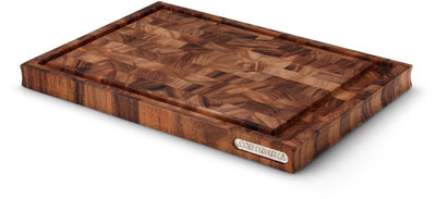 Continenta Schneidebrett – Hirnholz aus Akazie – 42,5 x 29 x H3,2 cm