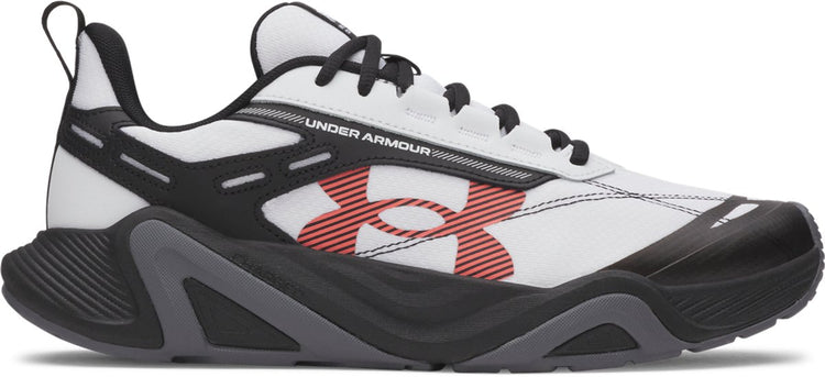 Under Armour UA Charged Commit TR 5-WHT Herren-Sportschuhe – Weiß – Schwarz – Venom Red