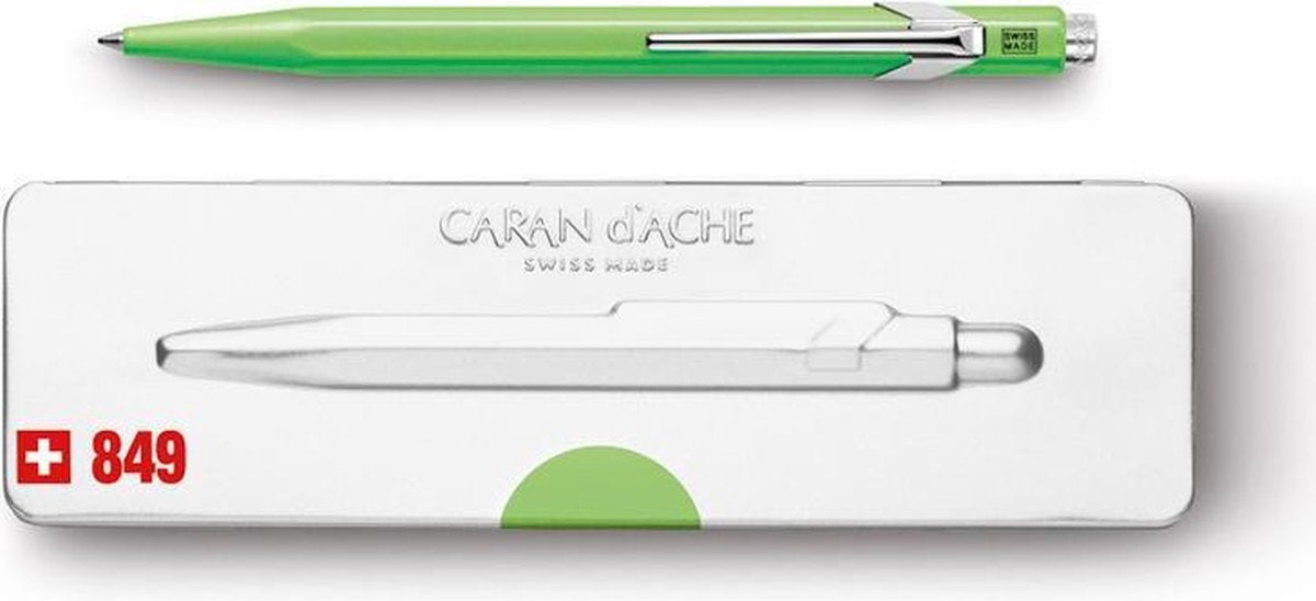 Caran d'Ache 849 Popline-Kugelschreiber fluogrün