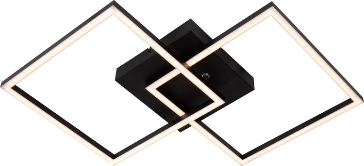 Lucide Arianne - Deckenleuchte (Deckenleuchte) - LED - CCT - 1x23W 2700K 4000K - Schwarz