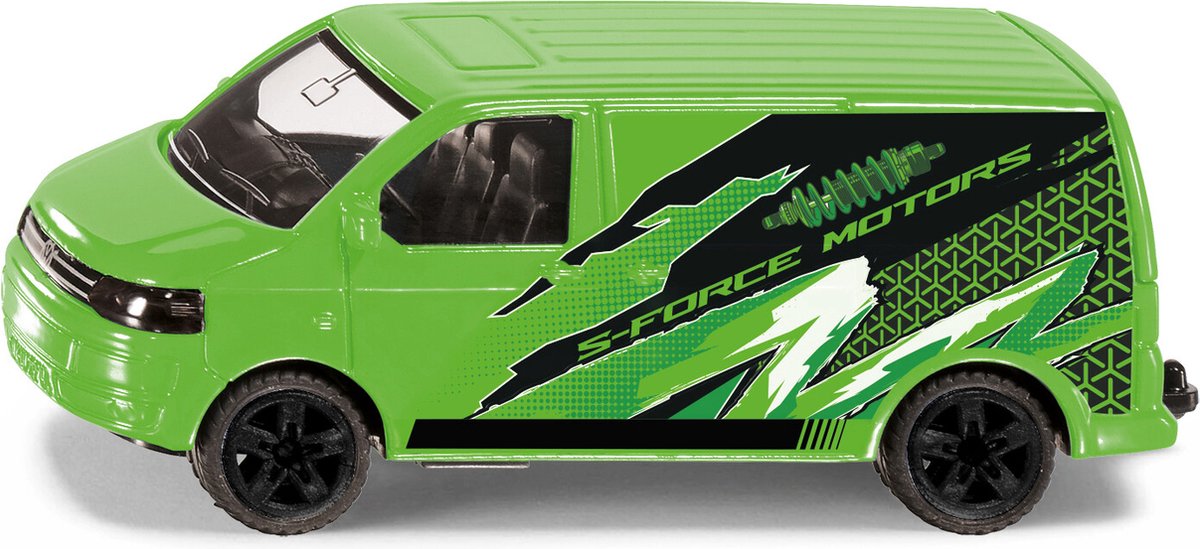 Siku Spielzeugauto VW Transporter Miniaturmodell mehrfarbig.