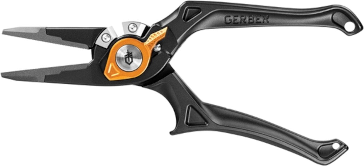 Gerber-Zange für Angellupe 7,5 – schwarz mit orange