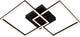Lucide Arianne - Deckenleuchte (Deckenleuchte) - LED - CCT - 1x23W 2700K 4000K - Schwarz
