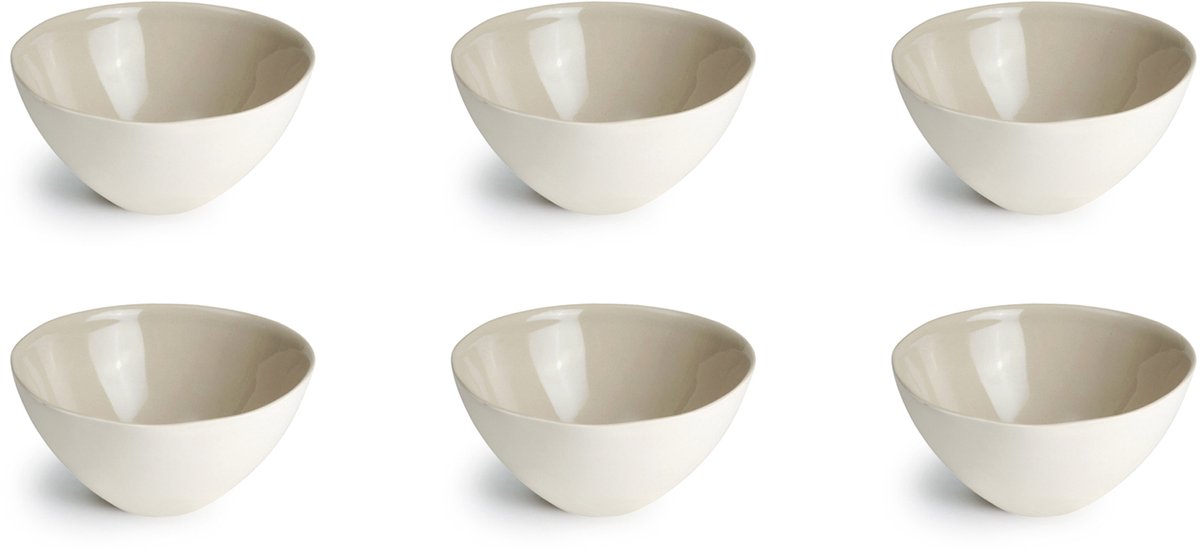 Medard de Noblat – Oslo-Leinen – kleine Schüssel 13 cm – 6 Stück – Steinzeug