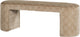 Wood Jacob Bank Design – gewebter Stoff – Natur – 46 x 130 x 46