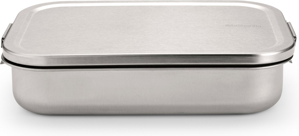 Brabantia Make Take Lunchbox Brotkasten – groß – Edelstahl