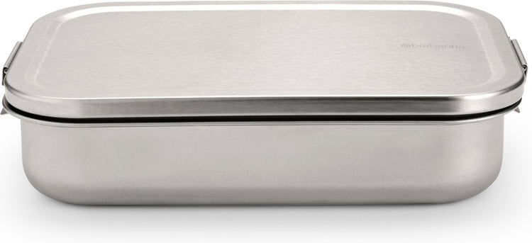 Brabantia Make Take Lunchbox Brotkasten – groß – Edelstahl