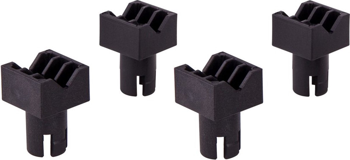 Wolfcraft - 4 Spannbacken für Arbeitstisch - Arbeitsplattenklemme - Werkbankklemme - 6172000