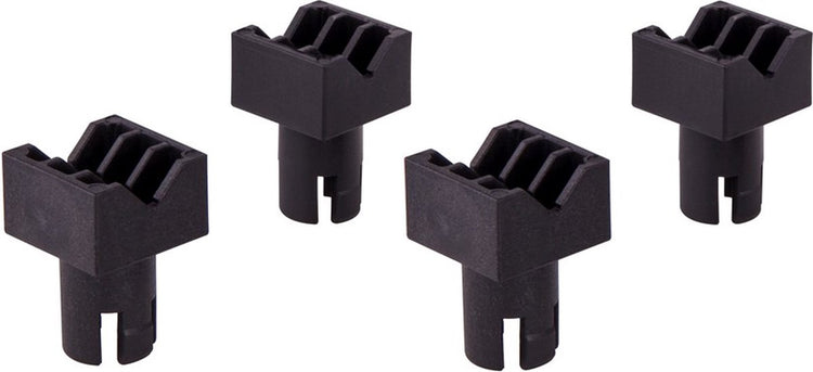 Wolfcraft - 4 Spannbacken für Arbeitstisch - Arbeitsplattenklemme - Werkbankklemme - 6172000
