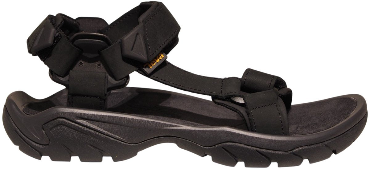 Teva m terra fi 5 universal leder herren sandalen – schwarz – phantom
