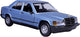Bburago Mercedes 190e 1987, blaues Auto im Maßstab 1:24