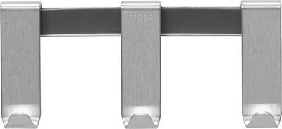 Tiger Basic - Duschkabinen-Handtuchhaken 6-8 mm - gebürsteter Edelstahl