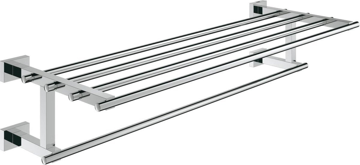 Grohe Essentials Cube Handtuchhalter mit Ablage für mehrere Handtücher – 600 mm