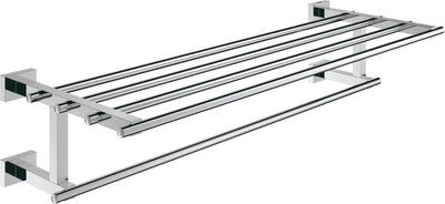 Grohe Essentials Cube Handtuchhalter mit Ablage für mehrere Handtücher – 600 mm