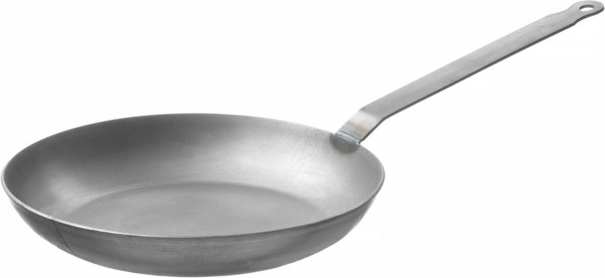 Hendi traditionelle Bratpfanne – Stahlblech – geschweißter Griff – ⌀280 mm