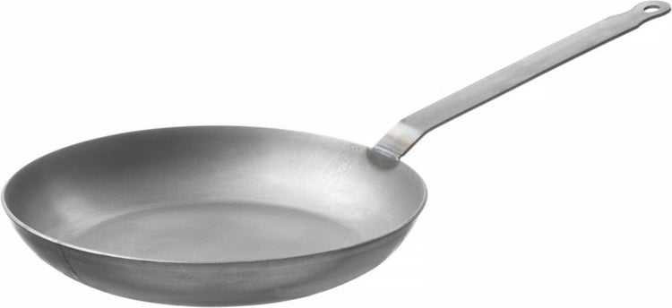 Hendi traditionelle Bratpfanne – Stahlblech – geschweißter Griff – ⌀280 mm