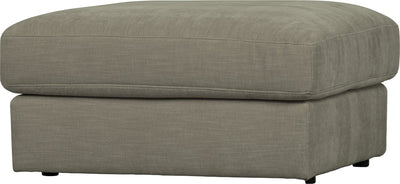 Vtwonen Familienhocker – gewebter Stoff – grau – 43 x 90 x 98 cm