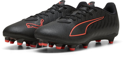 Puma Ultra 6 Play FG AG Unisex-Sportschuhe - Schwarz-Rot