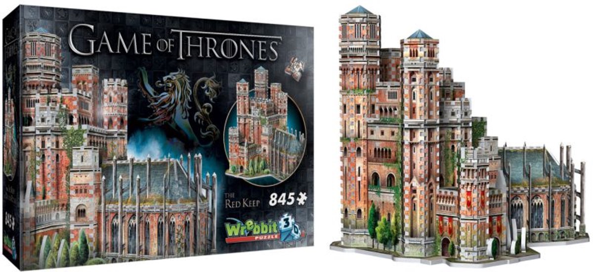 Wrebbit der rote Bergfried – Game of Thrones 3D-Puzzle 845 Teile