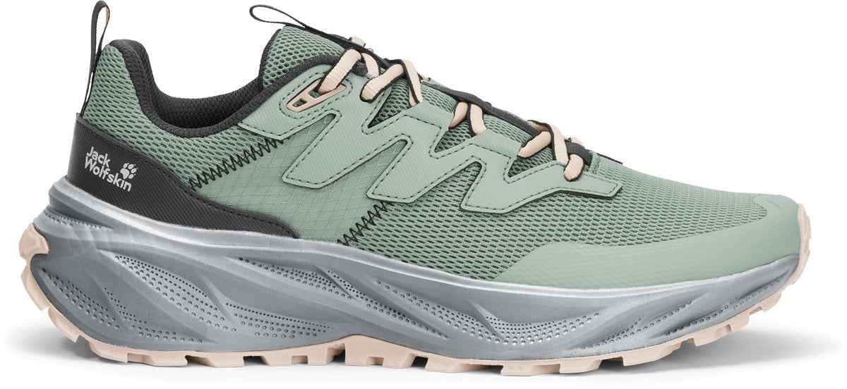Jack Wolfskin PS Trail Low W Damen-Wanderstiefel – grünes Zinnia