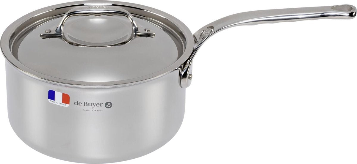 Debuyer de Buyer Affinity Kochtopf mit Deckel – ø 20 cm – Edelstahl