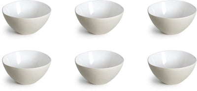 Medard de Noblat – Oslo weiß – kleine Schüssel 13 cm – 6 Stück – Steinzeug
