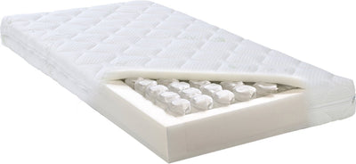 Abz Micro Pocket Junior Matratze 120 200 14 cm – Matratze – Micro-Taschenfedern – ergonomisch 7 Zonen – gerollt