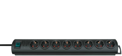 Brennerstuhl Primera-Line 8-fach schwarz 2 m h05vv-f 3g1,5