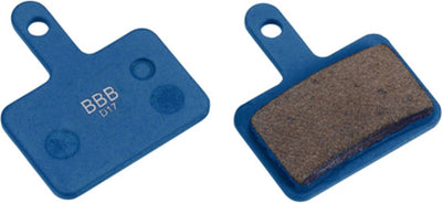 BBB Cycling Fahrradbremsbeläge – Scheibenstopp – MTB-Bremsbeläge – kompatibel mit Shimano-, Tektro- und Giant-Scheibenbremsen – blau – BBS-53T
