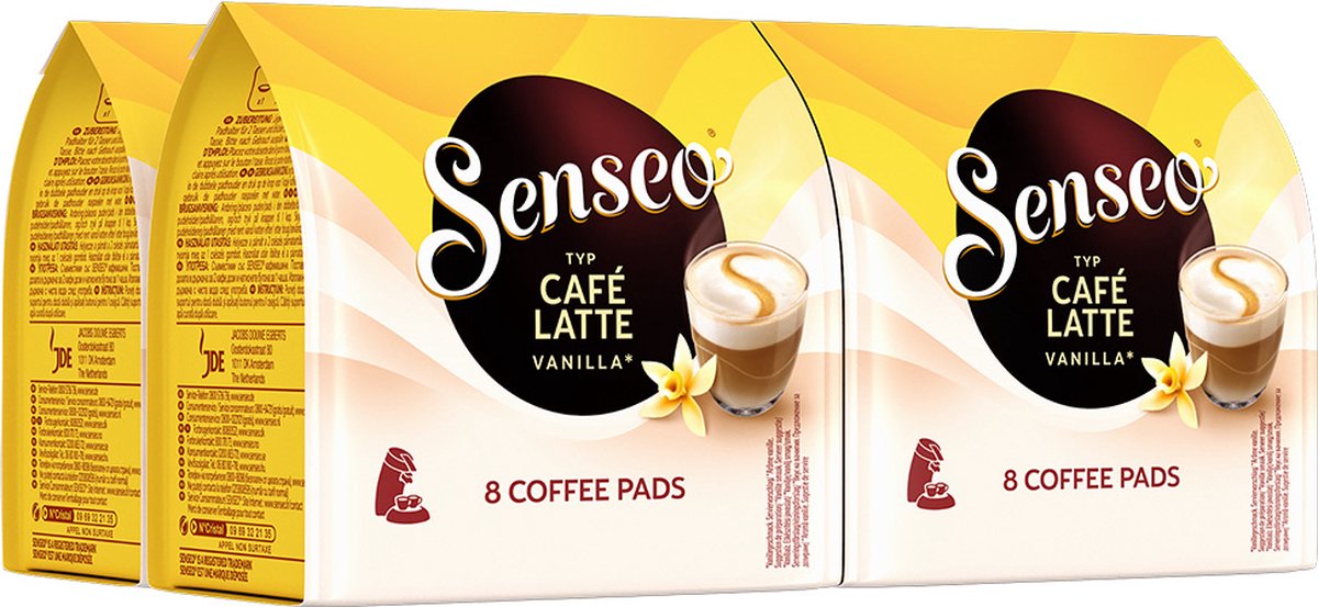 Senseo Café Latte Vanille (4x 8 Schoten)
